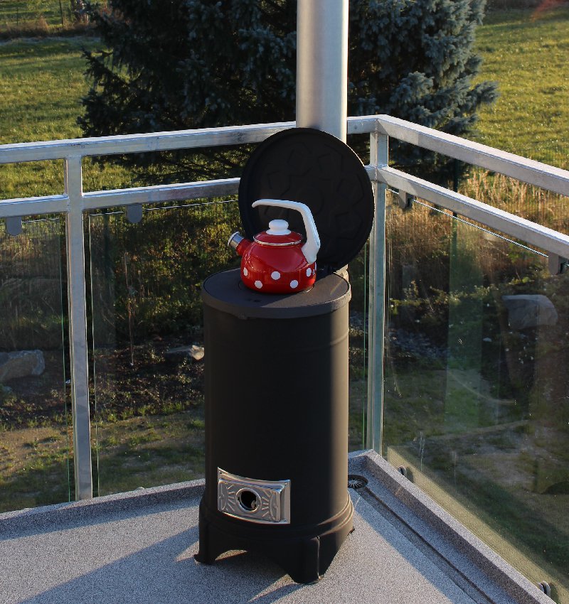 Outdoor Garten-Kaminofen Ofen Terrassenkamin „Gustav ...