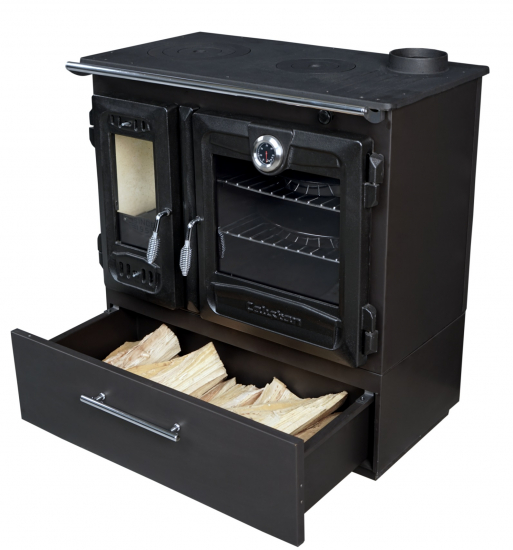 EEK A+ Premium-Holzherd Modell 216 BOX mit 8,5kW - Bauart 1 - viel Gusseisen