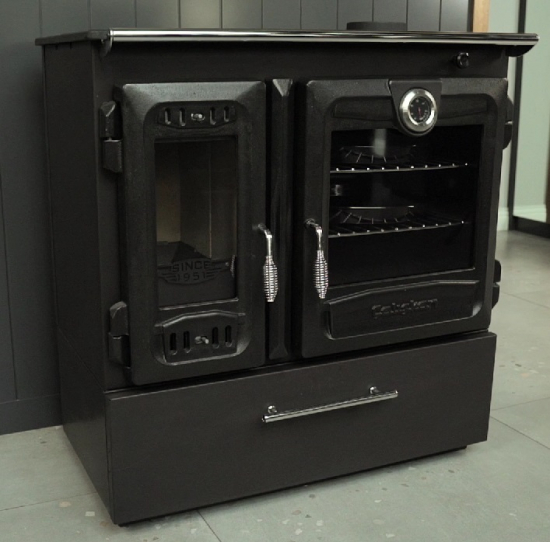 EEK A+ Premium-Holzherd Modell 216 BOX mit 8,5kW - Bauart 1 - viel Gusseisen