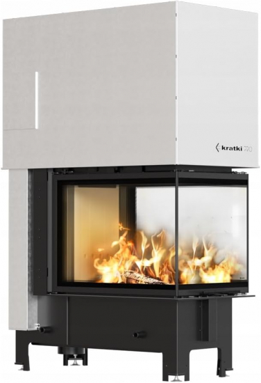 EEK A+ Panorama-Kamineinsatz KRATKI REGNOR 500/700 mit 8kW