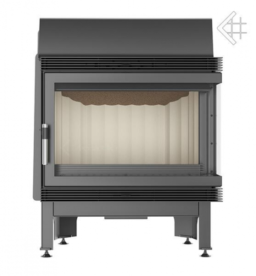 *EEK A - Eck-Kamineinsatz Kratki BLANKA 670/570/P/BS Seitenscheibe rechts - 11 kW