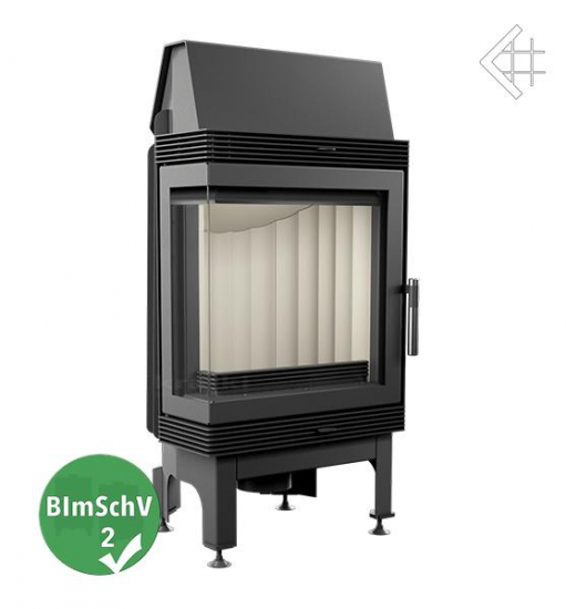 *EEK A - Eck-Kamineinsatz Kratki BLANKA/L/BS Seitenscheibe links - 8 kW