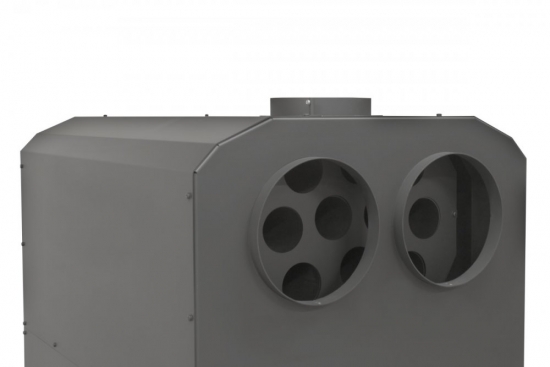 Warmluftofen DORY 50 Box mit Ventilator und Warmluftverteilung 50 kW