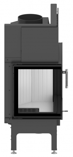EEK A+ - Eck-Kamineinsatz HITZE Albero AL11L.H DECO mit Seitenglas links -11kW