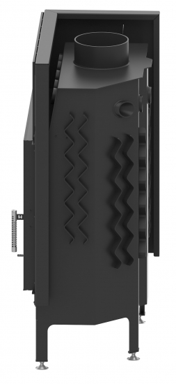 EEK A+ - Eck-Kamineinsatz HITZE Albero AL16L.H DECO mit Seitenglas links -16kW
