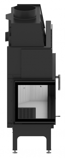 EEK A+ - Eck-Kamineinsatz HITZE Albero AL19L.H DECO mit Seitenglas links -19kW