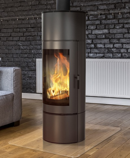 *EEK A+ Kaminofen Kratki ANTARES 10, "extra hohe runde Sichtscheibe", raumluftunabhängig - 10 kW