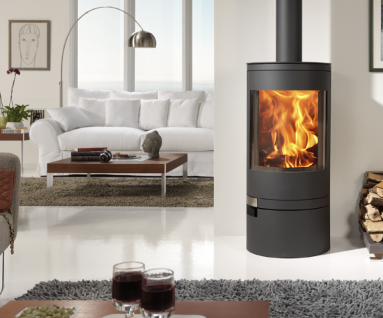 EEK A Kreisrunder Kaminofen Panadero Akita EcoDesign 7,4 kW