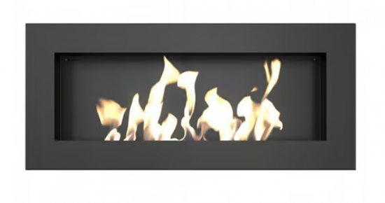 Echtfeuer-Dekokamin Wandkamin Bioethanol DELTA SLIM