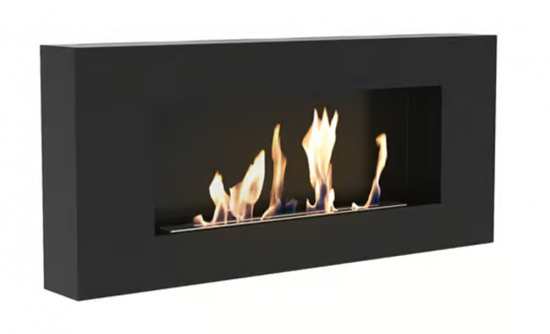 Echtfeuer-Dekokamin Wandkamin Bioethanol DELTA FLAT