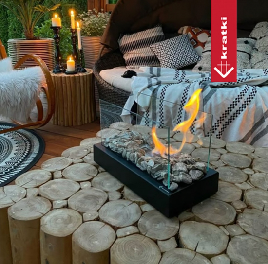 Bioethanol Tischkamin GALINA - schwarz