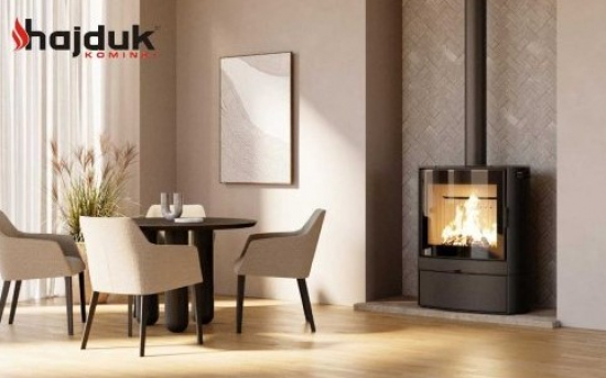 EEK A KAminofen Hajduk ELIPSE F3 grau - 9kW