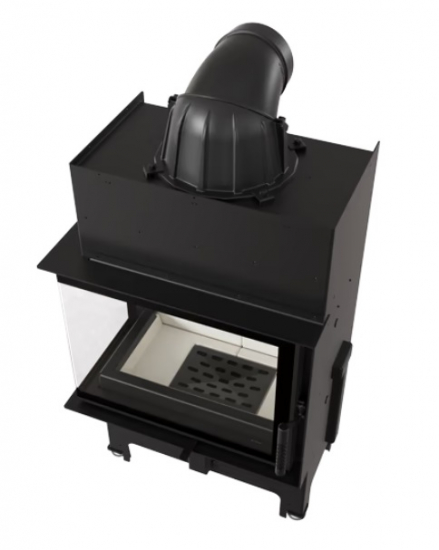 *EEK A Eck-Kamineinsatz Kratki FLOKI links - 8 kW