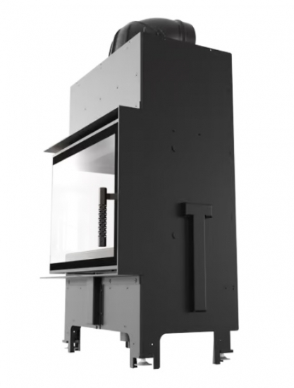*EEK A Eck-Kamineinsatz Kratki FLOKI links - 8 kW