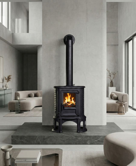 EEK A - Gussofen Kaminofen Globe Fire HERCULINA S - 6,1 kW EcoDesign