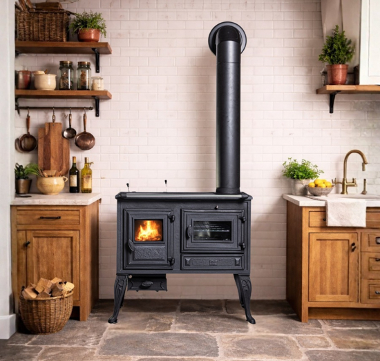 EEK A - Küchenherd Küchenofen Globe Fire TITAN - 8,8 kW EcoDesign