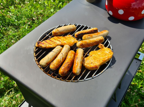 Outdoor-Küchenofen Garten-Kamin Gartenküche "ERNA" Gartenofen Pizzaofen Grillkamin Holzbackofen