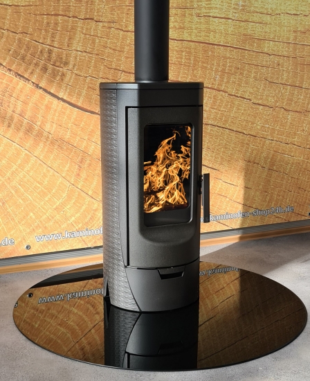 EEK A+ Design-Gusskaminofen Plamen Tara, raumluftunabhängig - 6kW