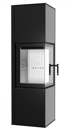 EEK A+ Eck-Kaminofen Hitze SIGA, raumluftunabh. -6,5kW