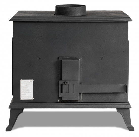 EEK A - Gusskaminofen mit Flügeltüren Modell JA006, Holz&Kohle - 9,8kW
