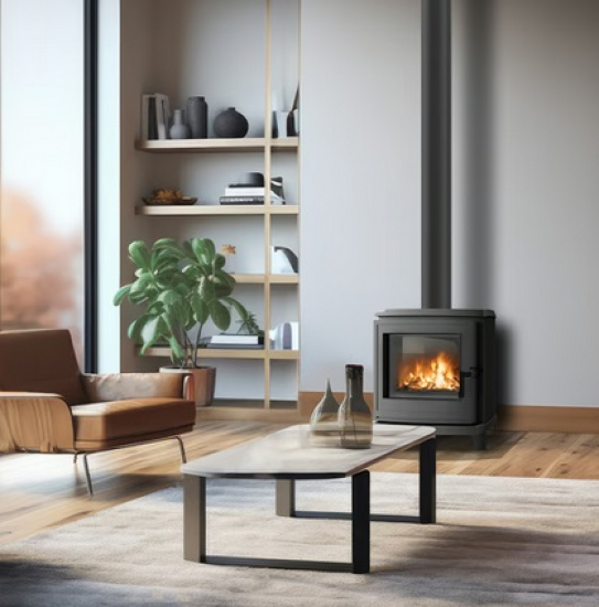 *EEK A Gusskaminofen Kratki K11 Ø 150 - 6 kW