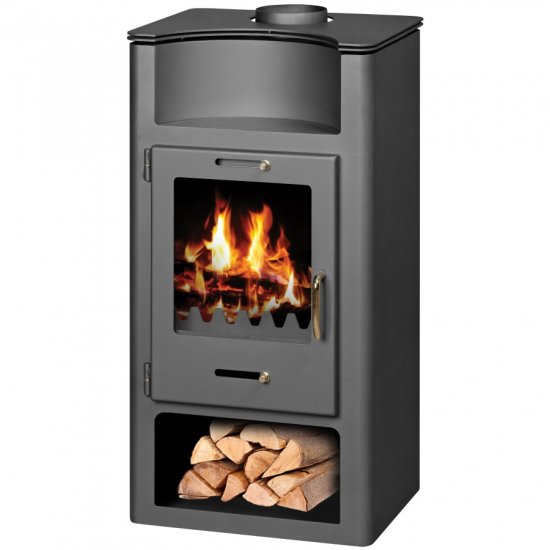 [B-Ware] EEK A+ Kaminofen Victoria Elegance schwarz - 9,15 kW