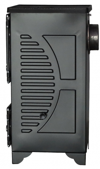 EEK A - Werkstattofen Kaminofen S102D mit Herdplatte und Gusseisen - 9,65kW