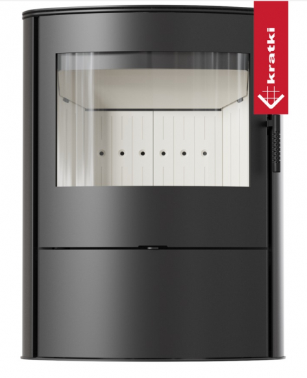 *EEK A Kaminofen Kratki AB/S/2/ROLLO Ø 150 - 10 kW