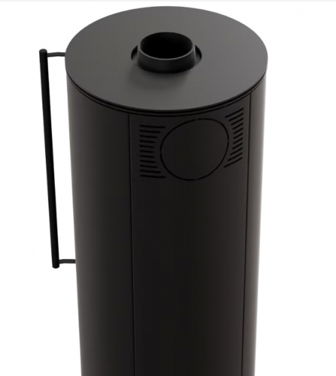 *Runder Kaminofen Kratki SVEN Ø 150 - 7 kW