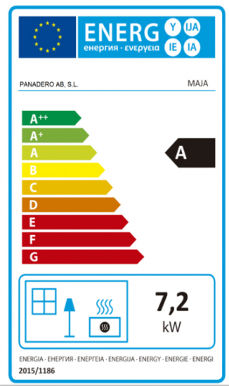 EEK A Designkaminofen Panadero MAJA 7,2 kW