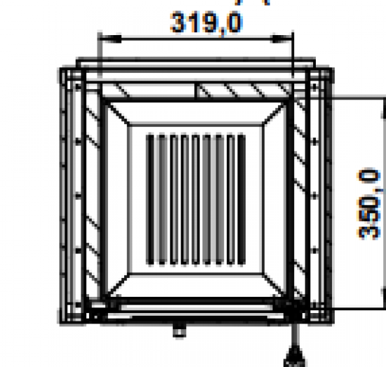 EEK A+ Kaminofen mit Backfach Pella SG Metall grau - 5,4kW