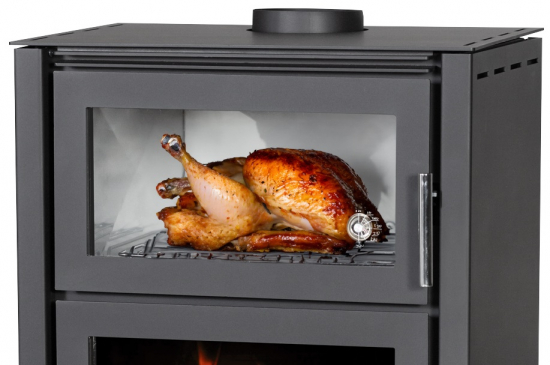 EEK A Kaminofen Victoria Modena F mit Backfach + ext. Zuluft - 11,53 kW