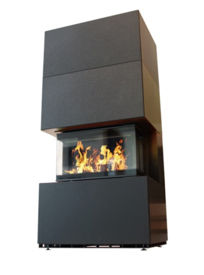 Kaminbausatz EASY STONE BOX Kratki NBC 7 - INDIAN BLACK 7KW