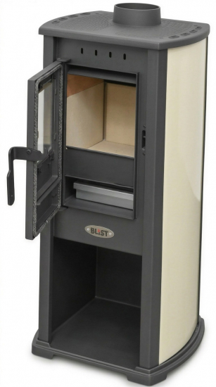 EEK A+ Kaminofen BERNA LUX G 4.0 creme mit 5,9 kW