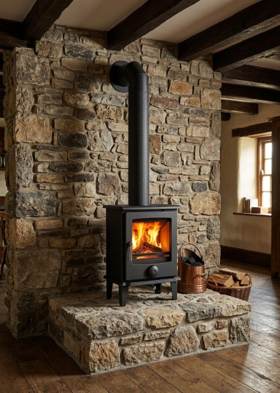 EEK A - Gusskaminofen PAULUS I mit 4,9 kW