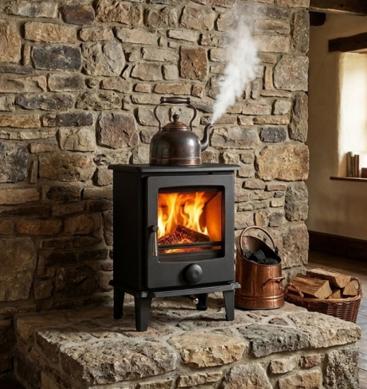 EEK A - Gusskaminofen PAULUS I mit 4,9 kW