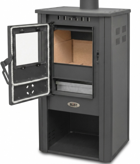 EEK A Kaminofen Atene S 4.0 grau mit 7,5 kW