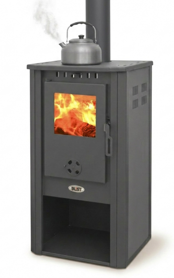 EEK A Kaminofen Atene S 4.0 grau mit 7,5 kW