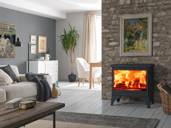 EEK A+ Kaminofen Panadero Boheme mit Herdplatte (Kochstelle) ECODESIGN - 9,8kW