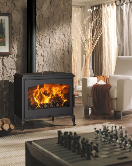 EEK A+ Kaminofen Panadero Provence EcoDesign mit Herdplatte (Kochstelle) - 9,8kW