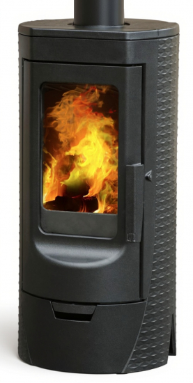 EEK A+ Design-Gusskaminofen Plamen Tara, raumluftunabhängig - 6kW