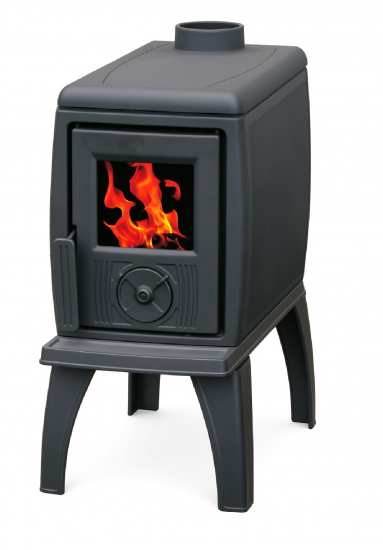 EEK A+ Gusskaminofen Plamen Trenk mit Herdplatte - 8,9kW
