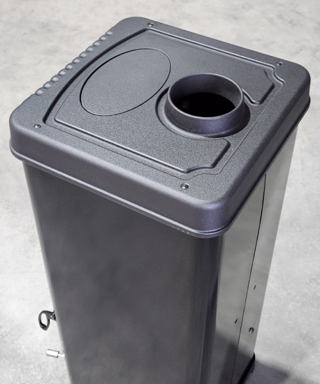 EEK A+ Kaminofen Plamen Dora 10N SCHWARZ mit Herdplatte - 7,2kW