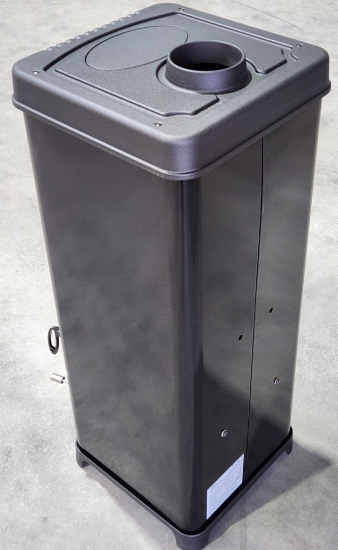 EEK A+ Kaminofen Plamen Dora 10N SCHWARZ mit Herdplatte - 7,2kW