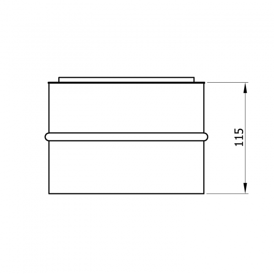 120 mm - Doppelwandfutter