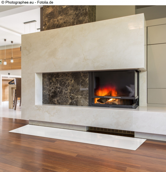 Saisonplatte Rechteck 90x70cm Glas weiß - Kamin-Vorlegeplatte Funkenschutzplatte Kaminbodenplatte Glasplatte
