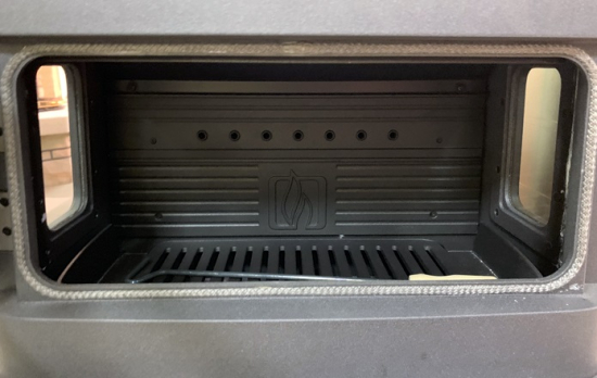 EEK A Design-Gusskaminofen Plamen Authentic 50 Herdplatte, ext. Zuluft- 12kW