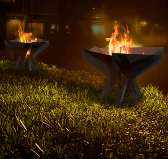 Feuerschale FLORA Outdoor Design-Feuerschale modern Feuerkorb Lagerfeuer
