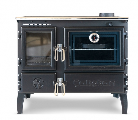 EEK A - Premium-Holzherd Modell 214 mit 6,42kW - Viel Gusseisen!