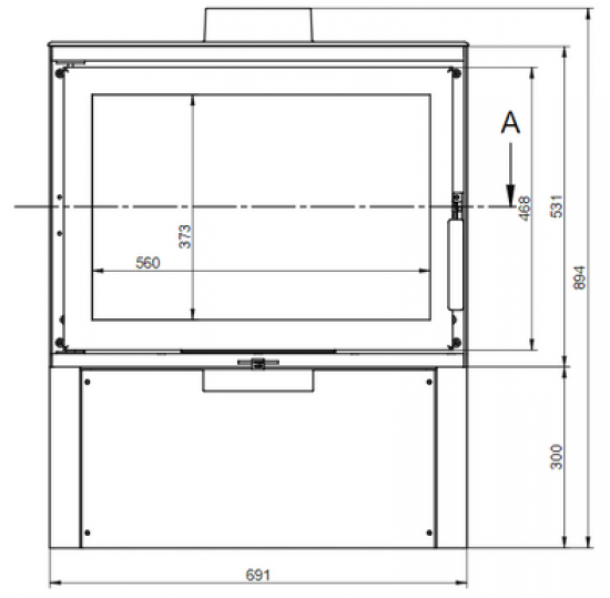 EEK A+ Kaminofen DORAKO STO iM 14 ECODESIGN - 8,5 kW